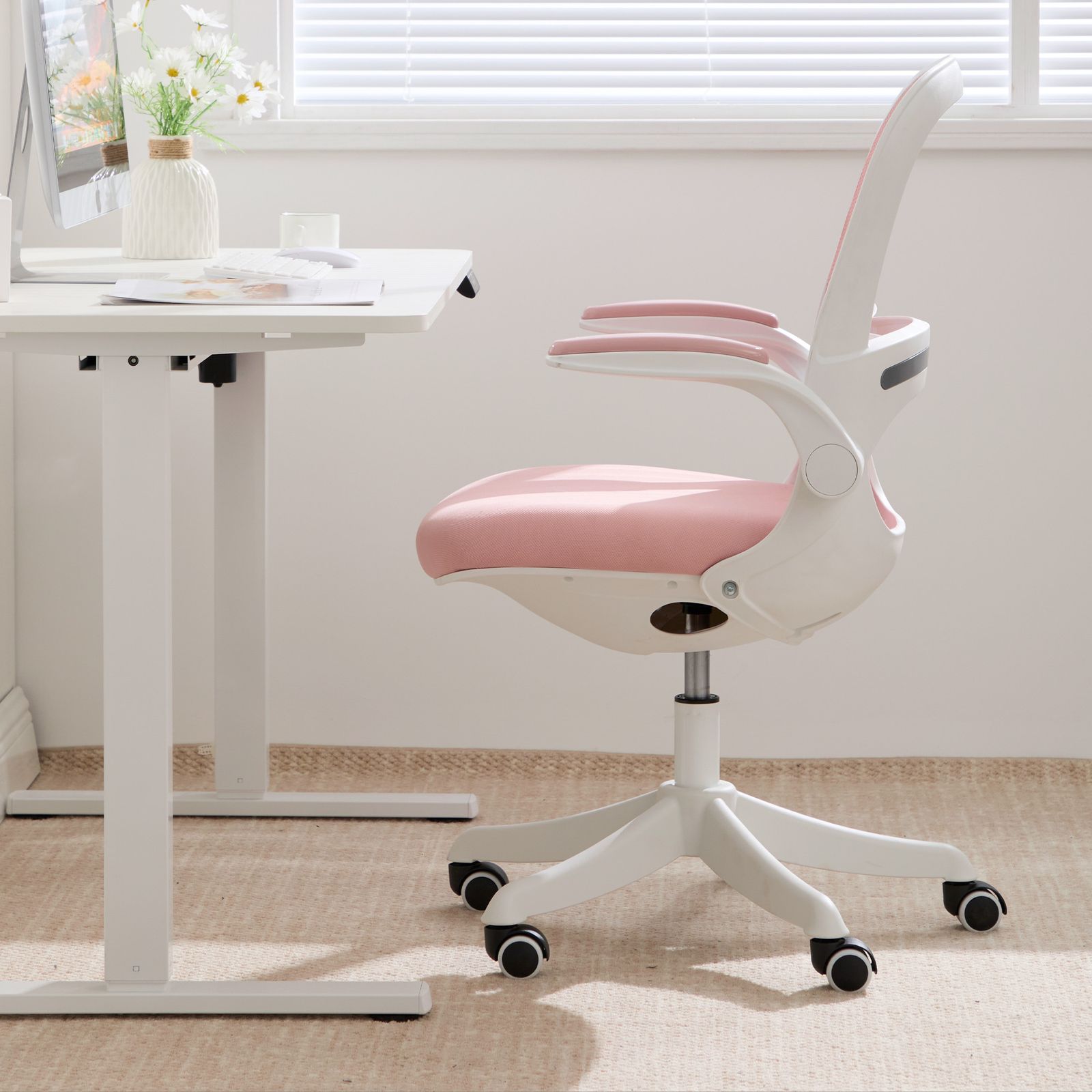 通気性メッシュ 腰サポート