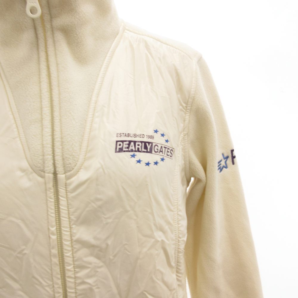 パーリーゲイツ PEARLY GATES フリースジャケット ブルゾン ジップ