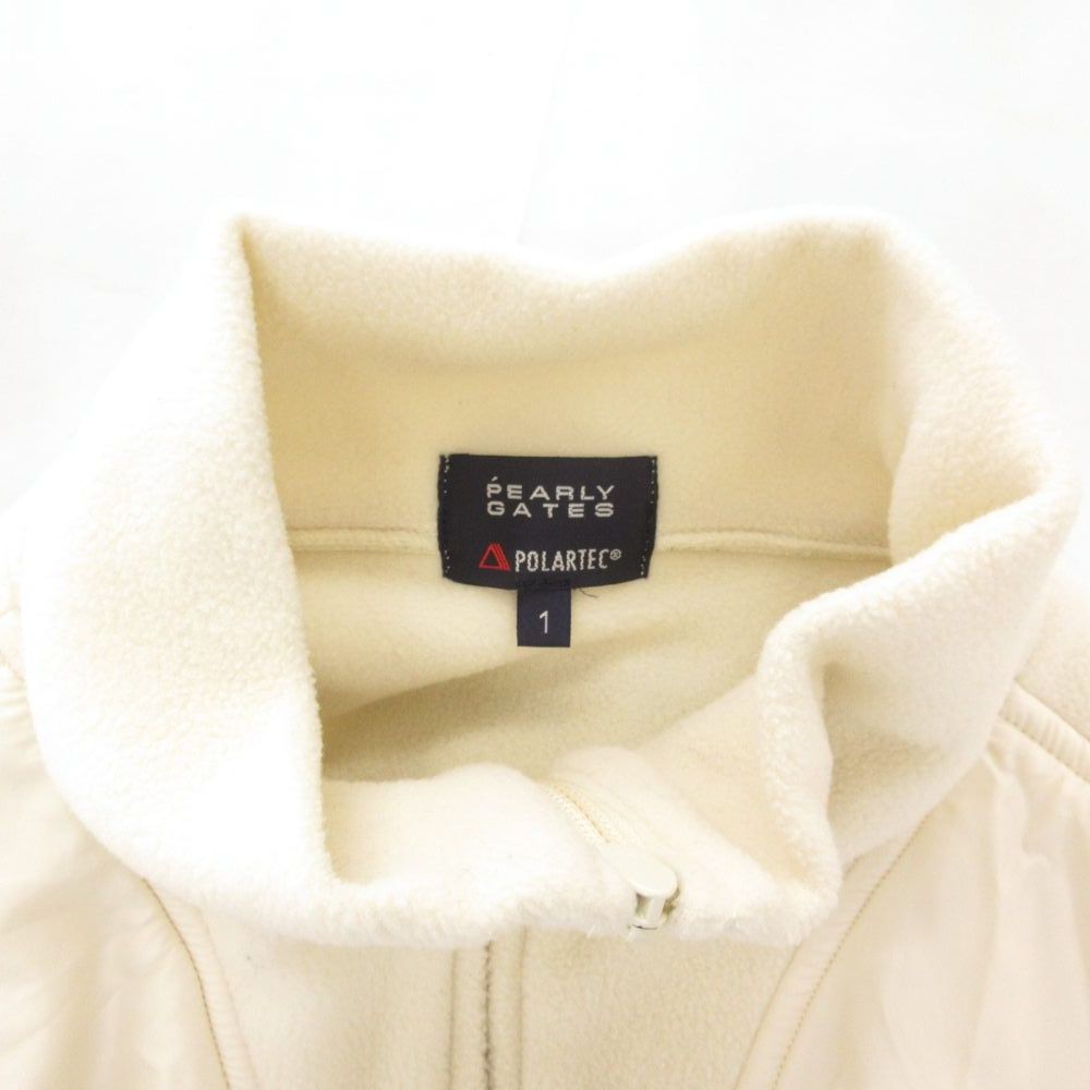 パーリーゲイツ PEARLY GATES フリースジャケット ブルゾン ジップ