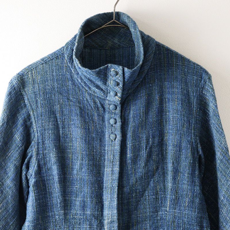 うさとの服　トップス　藍染め　手織り うさと USAATO トップス 藍染 手織り - usaato うさとの通販 【公式通販】