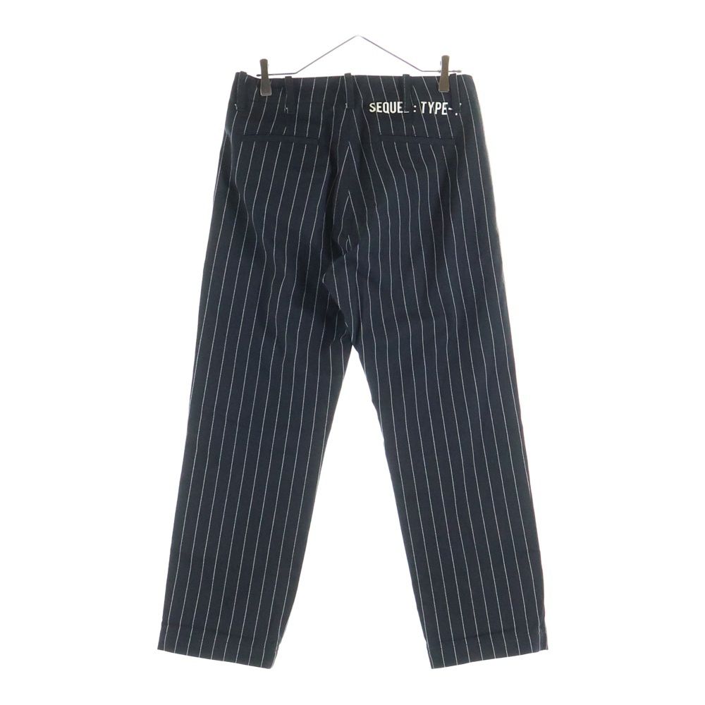 SEQUEL シークエル TYPE-XF ストライプワークパンツ　M SEQUEL (シークエル) TYPE‐F ストライプ柄 ワークパンツ チノ
