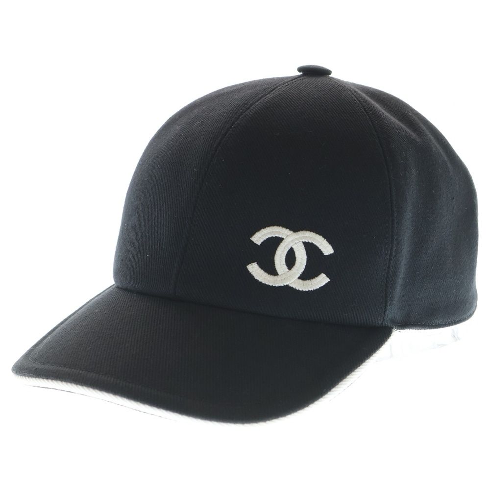 CHANEL (シャネル) ココマーク ベースボールキャップ ブラック CHANEL
