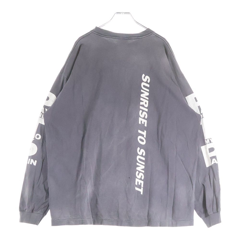 SAINT MICHAEL (セントマイケル) 24SS PTP LS TEE ヴィンテージ加工 