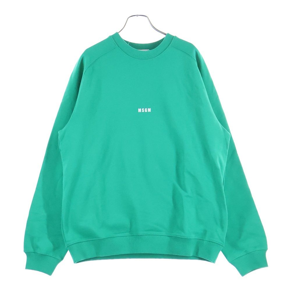 MSGM (エムエスジーエム) ロゴプリント クルーネックスウェットシャツ 