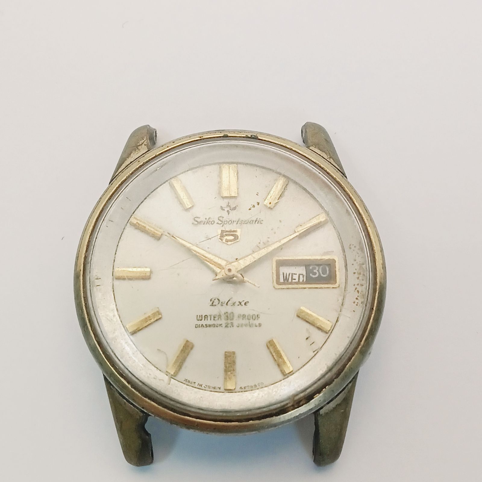 稼働 良品】0214-2 SEIKO Sportsmatic Deluxe セイコー 5 スポーツ 