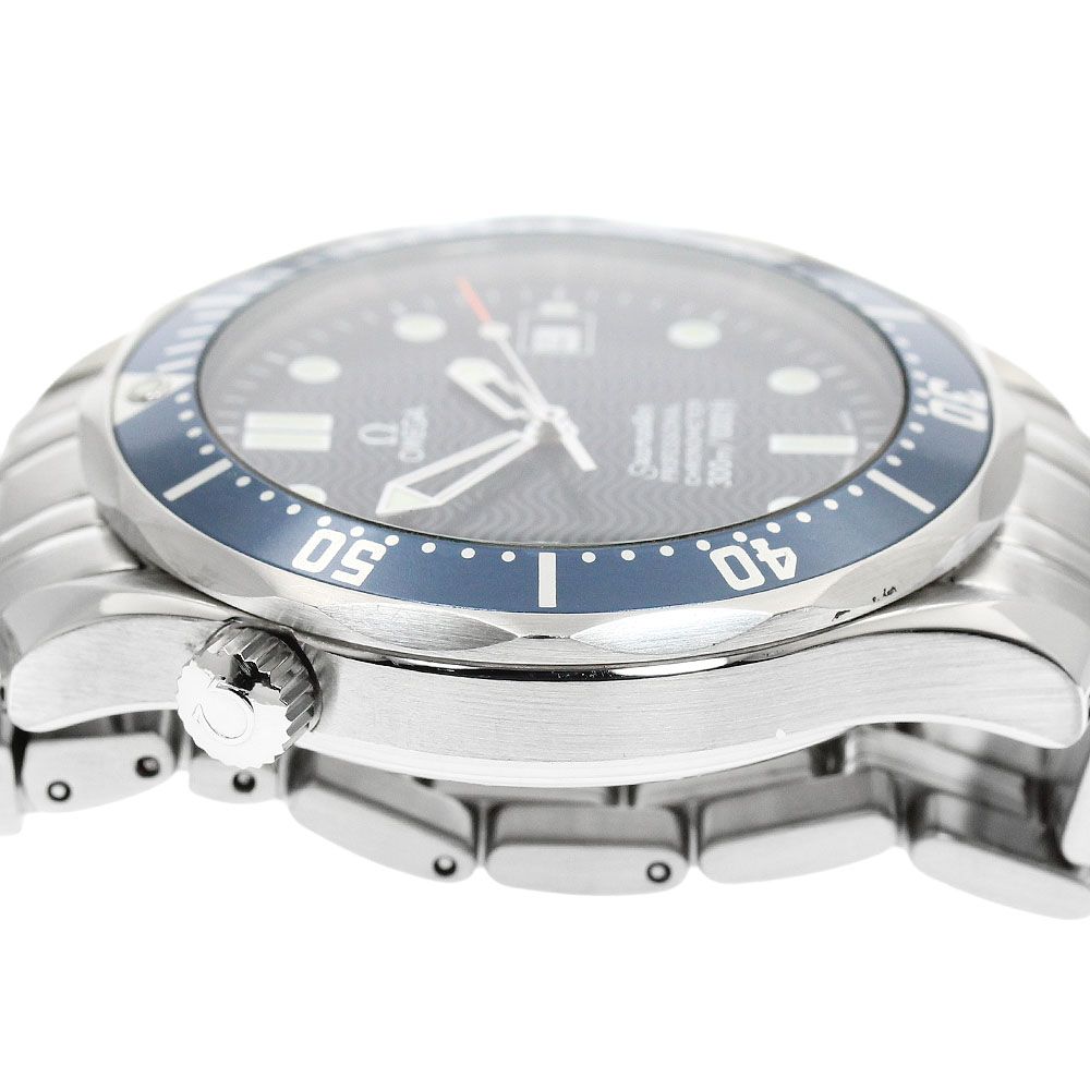  オメガ OMEGA 2531.80 シーマスター300 デイト 自動巻き メンズ 保証書付き_940105 長く使える 自動巻き時計 腕時計(アナログ)