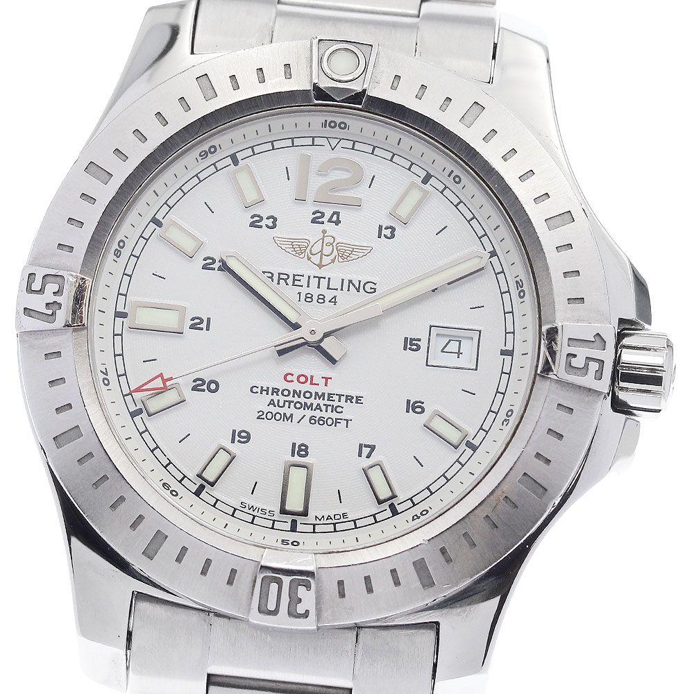 ブライトリング BREITLING A17388 コルト デイト 自動巻き メンズ _940357
