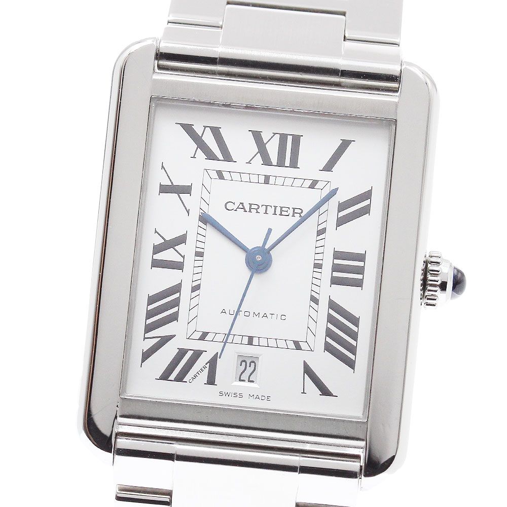 カルティエ CARTIER W5200028 タンクソロ XL デイト 自動巻き メンズ _849504