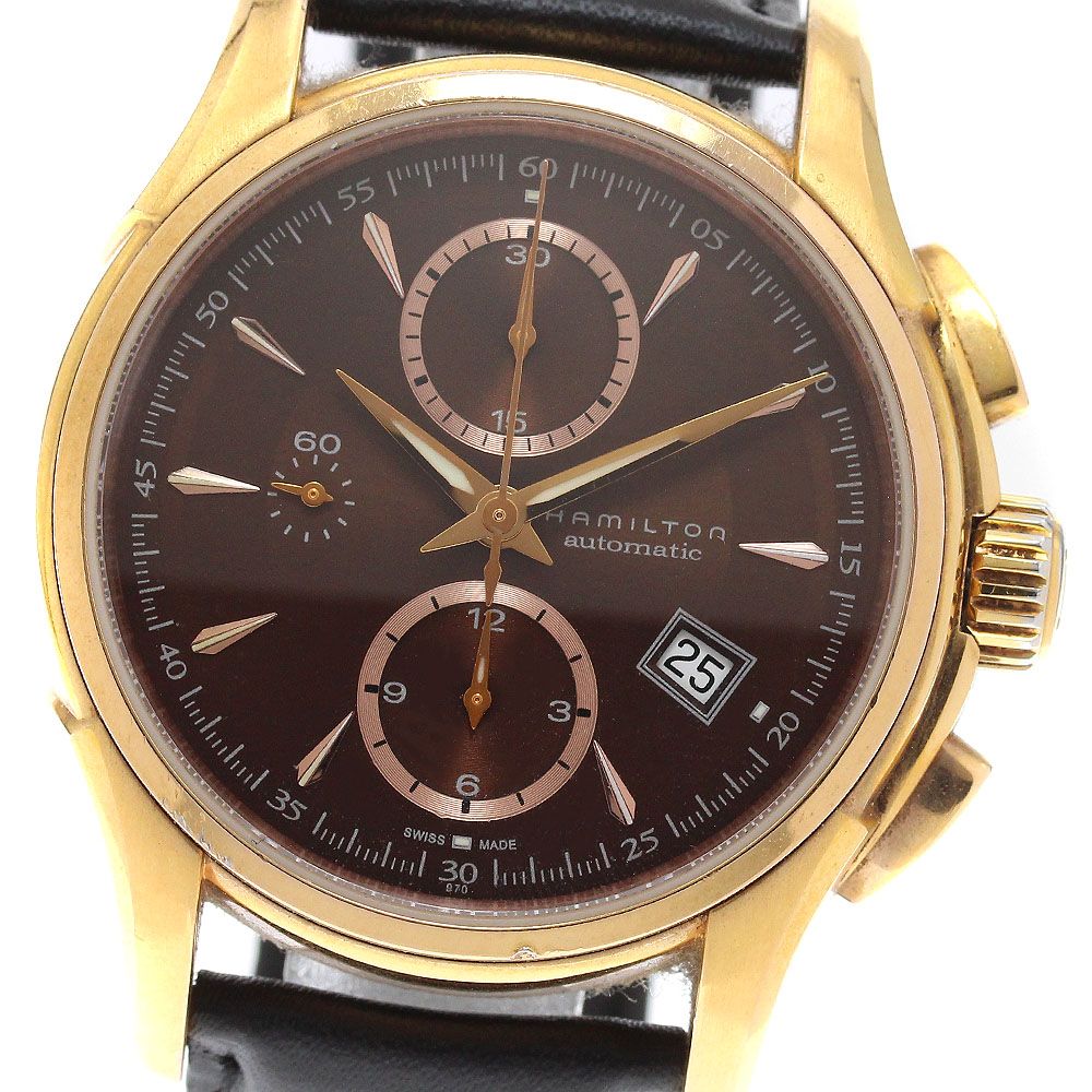 ハミルトン HAMILTON H326461 ジャズマスター デイト クロノグラフ 自動巻き メンズ _942269