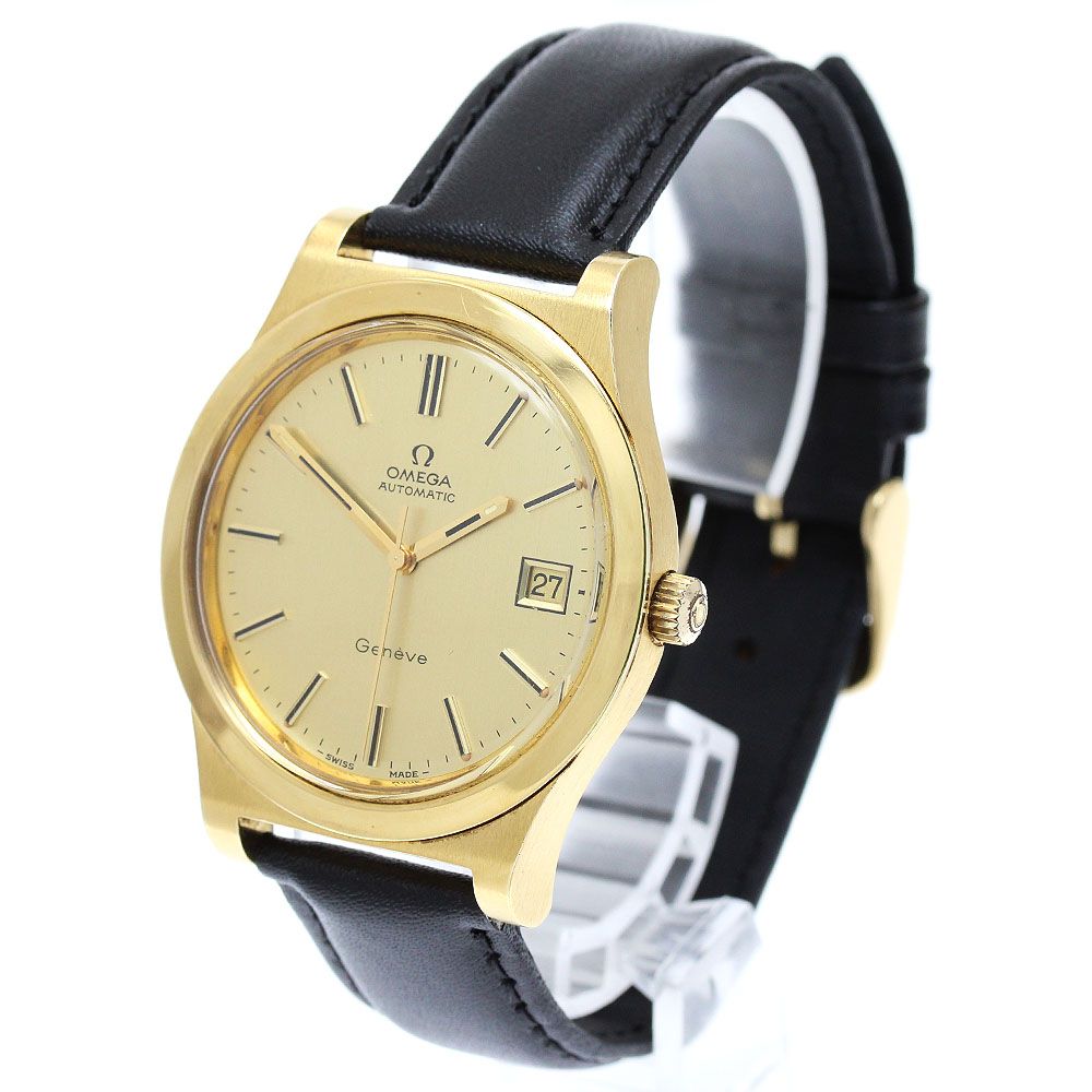  オメガ OMEGA 166.0168 ジュネーブ デイト Cal.1012 自動巻き メンズ _939836 テーパードデニム 自動巻き時計 腕時計(アナログ)