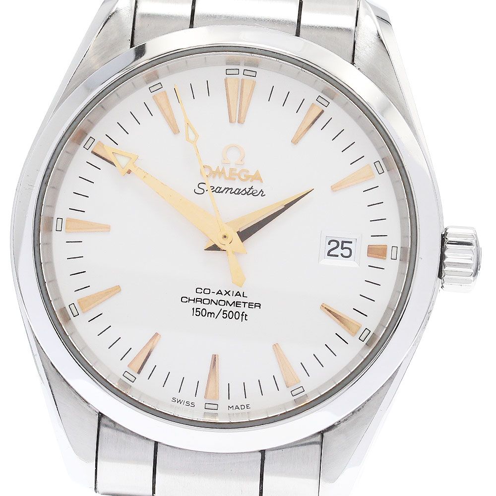 オメガ OMEGA 2503.34 シーマスター アクアテラ コーアクシャル デイト 自動巻き メンズ _898751