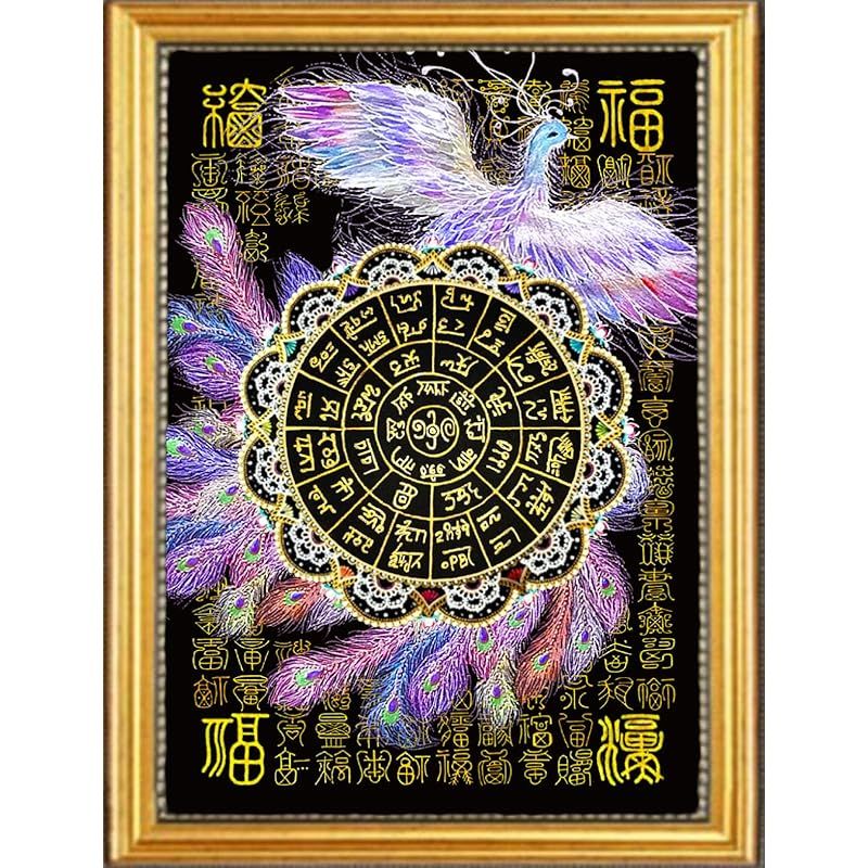 新品】 Felizchi 龍体文字 龍神 フトマニ図 神代文字 開運 運気 縁起物