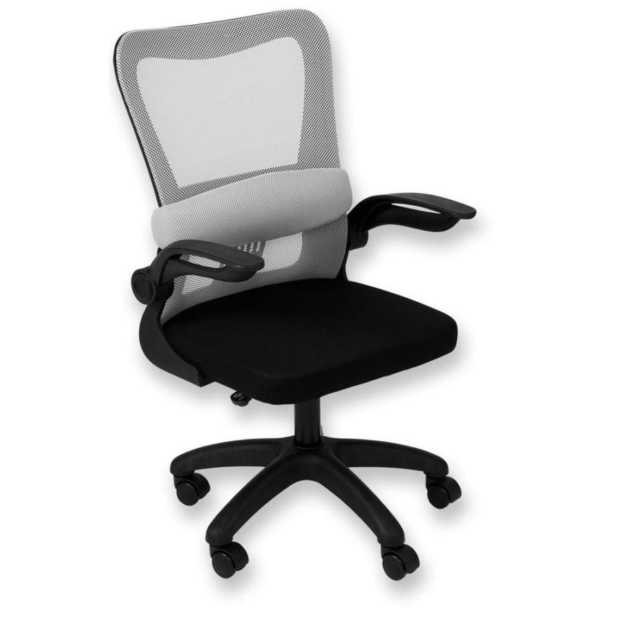  オフィスチェア メッシュ 椅子 OCM01 ブラック グレー オフィス 高さ調整 腰 サポート ランバーサポート キャスター付き スチールチェア オフィスチェア ワークチェア 椅子 チェア