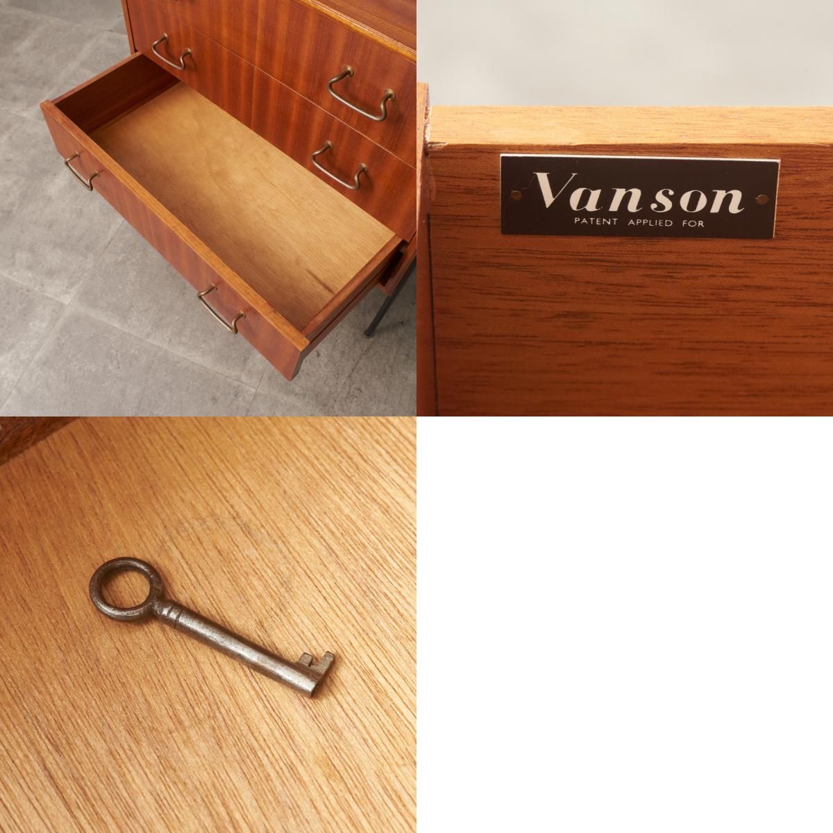 Vanson ウォールユニット キャビネット WG Evans&Sons 机 デスク