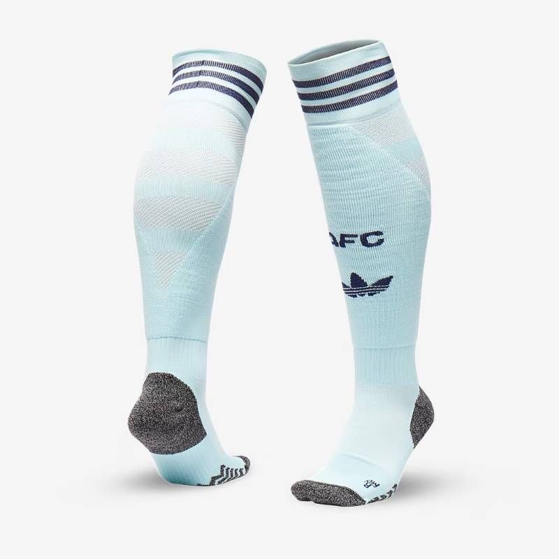 【送料無料・匿名配送】XL（約28.5cm-30.0cm相当）adidas Originals アディダスオリジナルス アーセナル 24/25 サード ソックス 水色 クリアアクア 新品 正規品