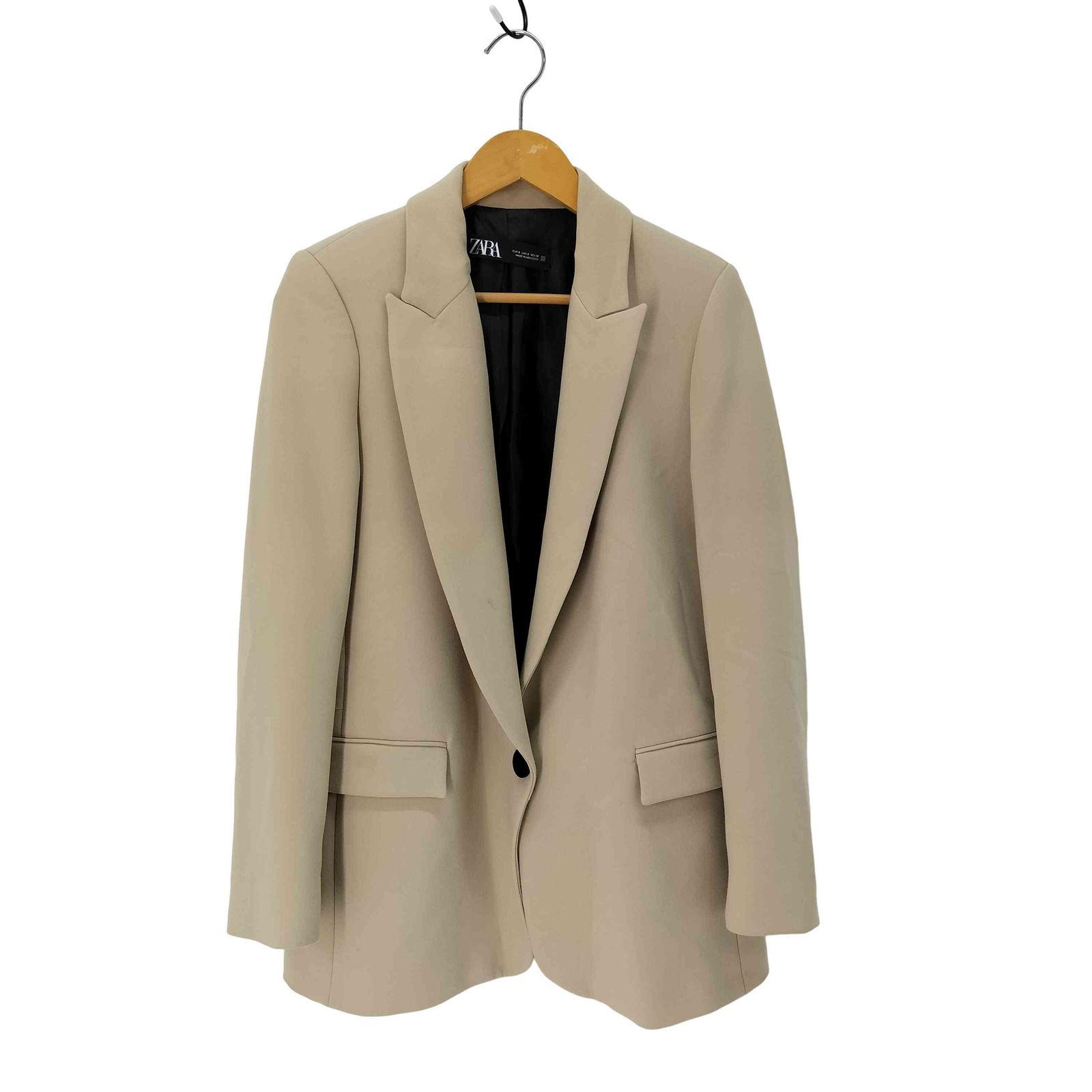 ザラ ZARA ポインテッドラペルブレザー シングルボタン テーラード 