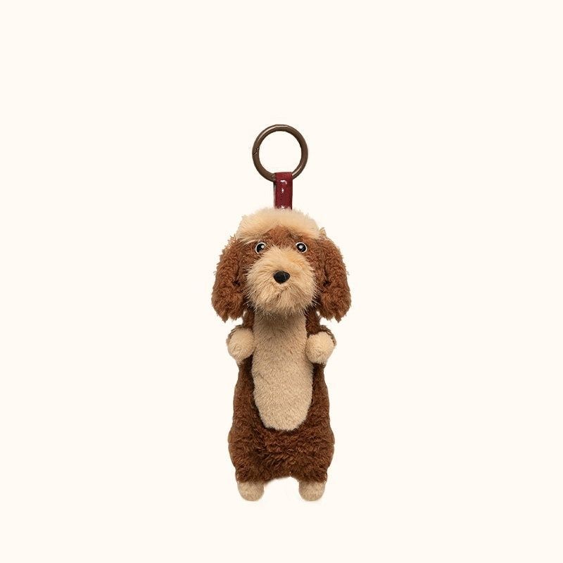 ダックスフンド ぬいぐるみ キーホルダー ロングタイプ 犬 バッグ