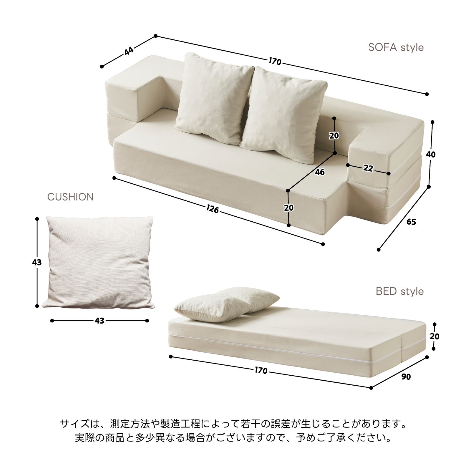 ウレタンの密度25D 支持力150N