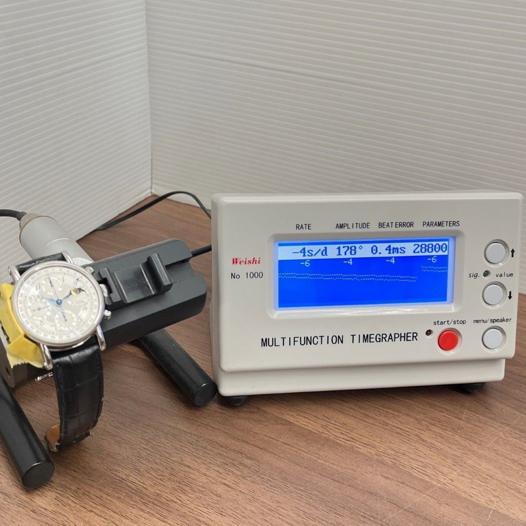  ◆◆CHRONOSWISS クロノスイス 自動巻き レザー ホワイト ムーンフェイズ OH･磨き済 CH7523L ワードローブ 自動巻き時計 腕時計(アナログ)