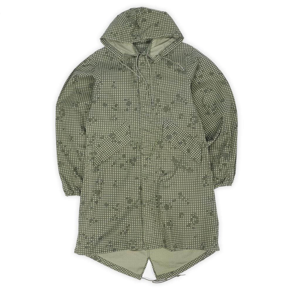米軍実物 US.ARMY 美品 未洗い 80s 80年代 ナイトカモ柄 フィッシュ 