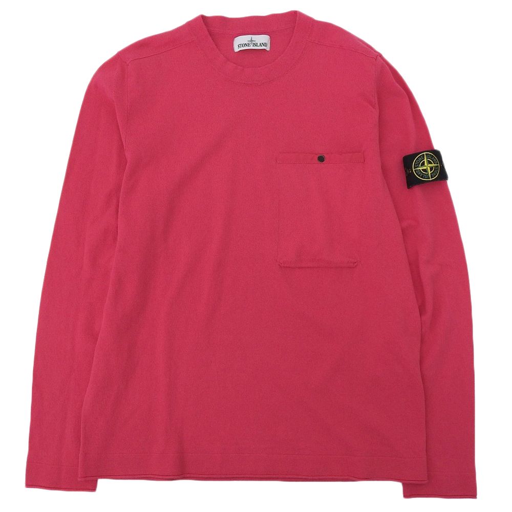 STONE　　長袖カットソー　ロンt ロゴワッペン　S STONE ISLAND ストーンアイランド ワッペン ロングスリーブ カットソー
