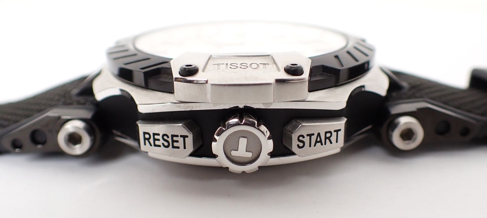  未使用品 TISSOT ティソ Tレースクロノグラフ T115.427.27.031.00 SS|ラバー AT 自動巻き オートマチック メンズ 男性向け 自動巻き時計 腕時計(アナログ)