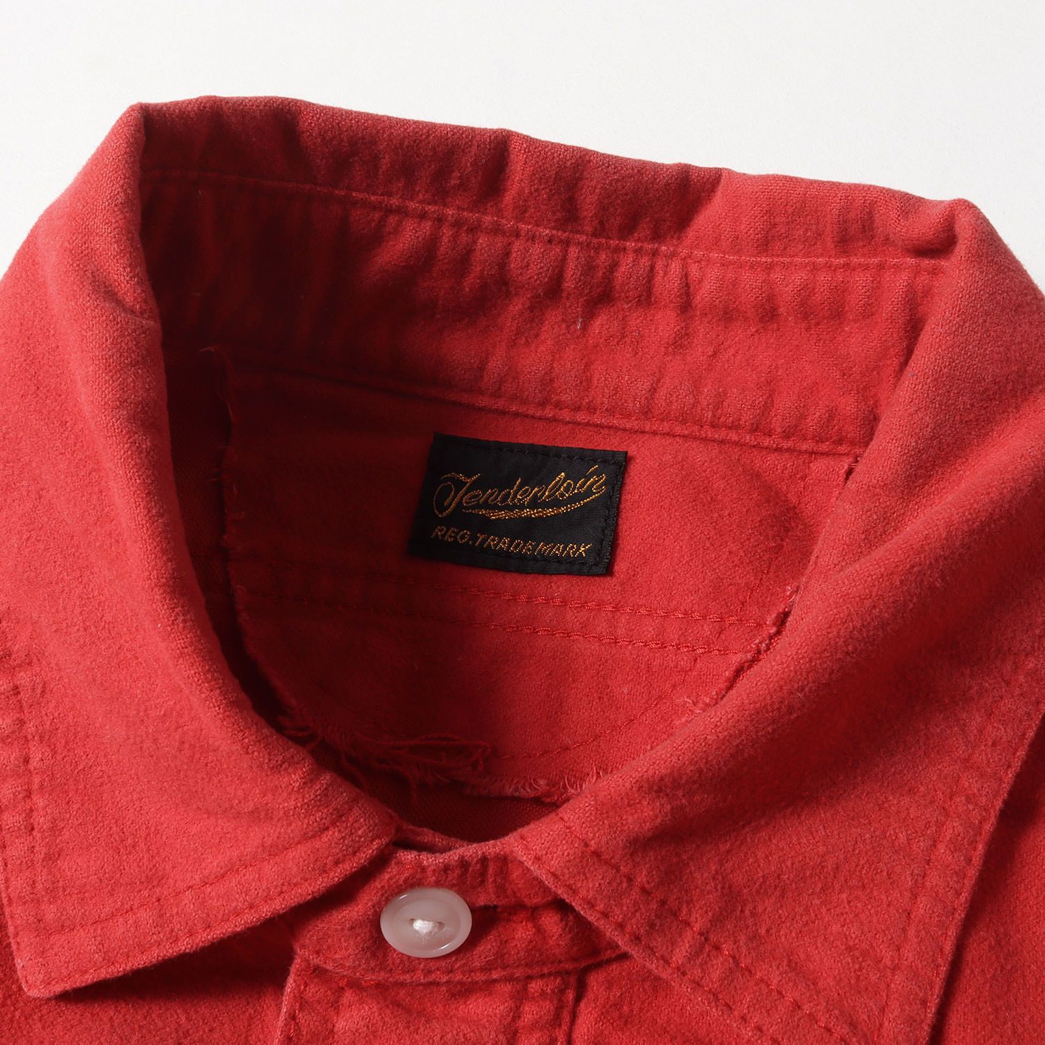 美品 TENDERLOIN テンダーロイン T-CHAMOIS CLOTH SHT シャモアクロス 