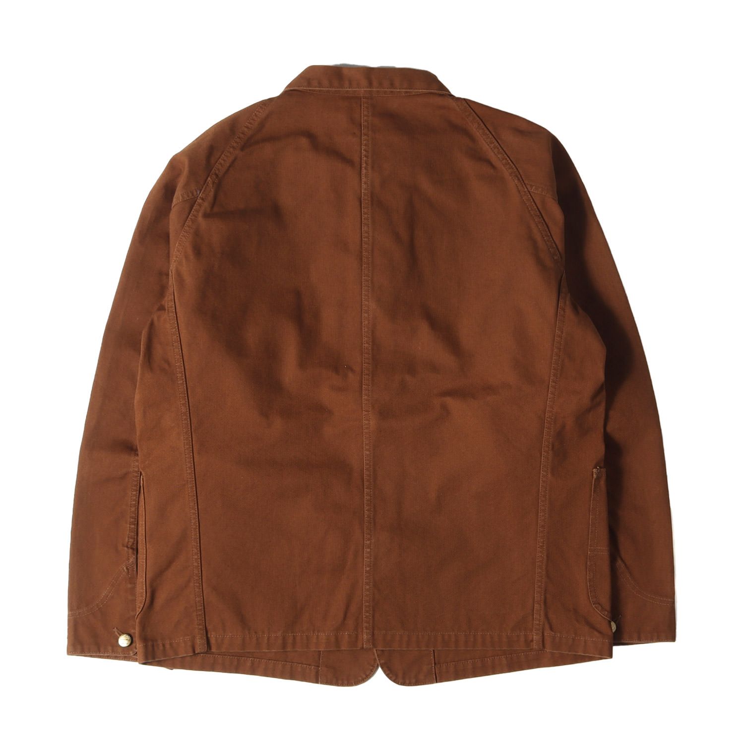 atlast&co カバーオール　ブラウン lot681J サイズ44 At LAST&CO アットラスト ジャケット サイズ:44 チェンジボタン