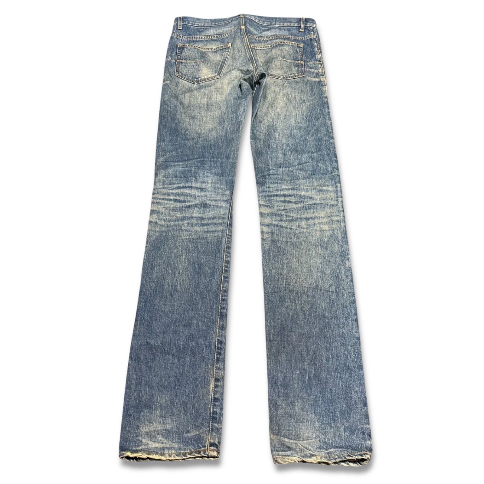 Dior HOMME 08ss クリス期 デニム28ユーズド加工ディオール オム Dior HOMME ディオールオム 08SS クリス期 under my car 爪痕 デニム