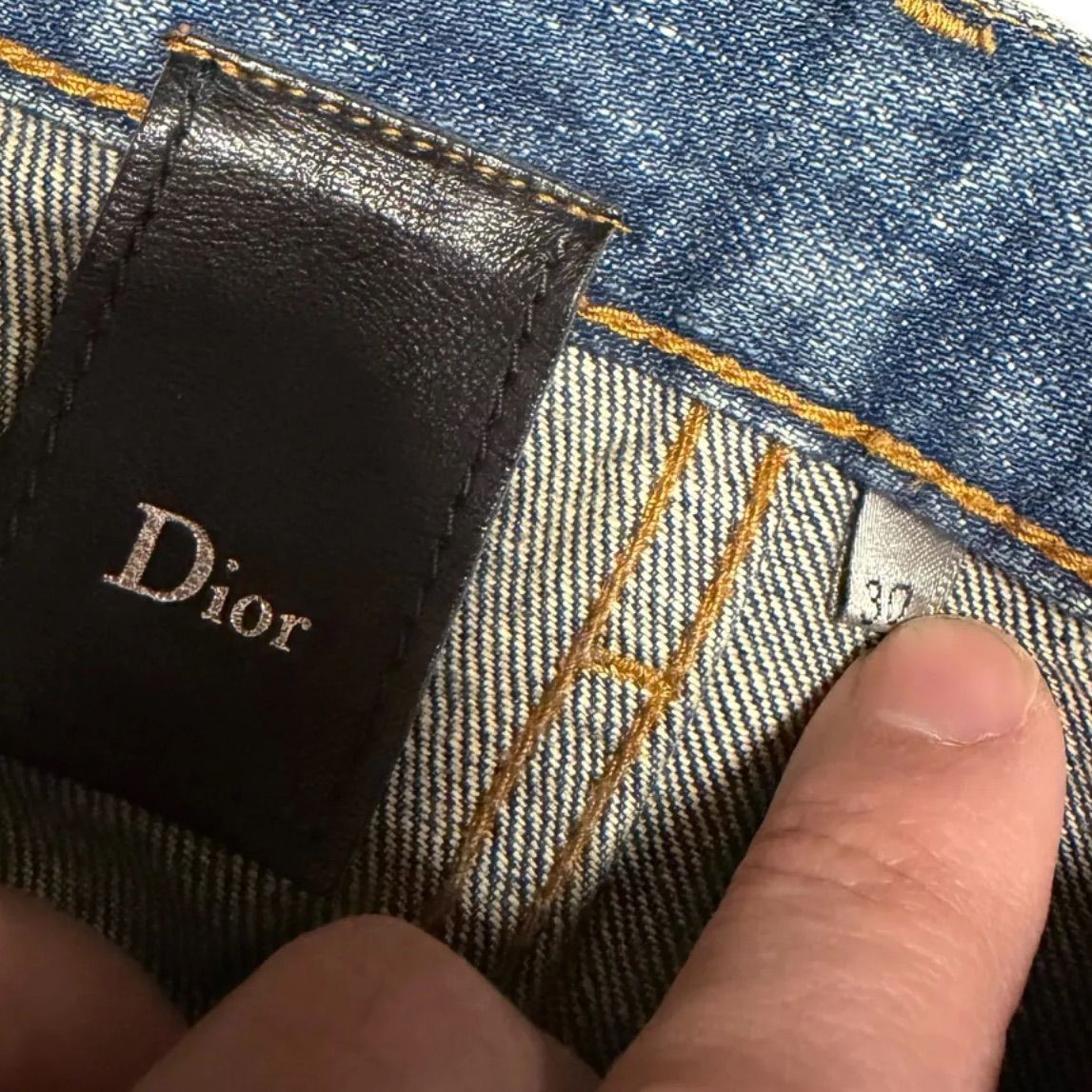 Dior HOMME ディオールオム 08SS クリス期 under my car 爪痕 デニム