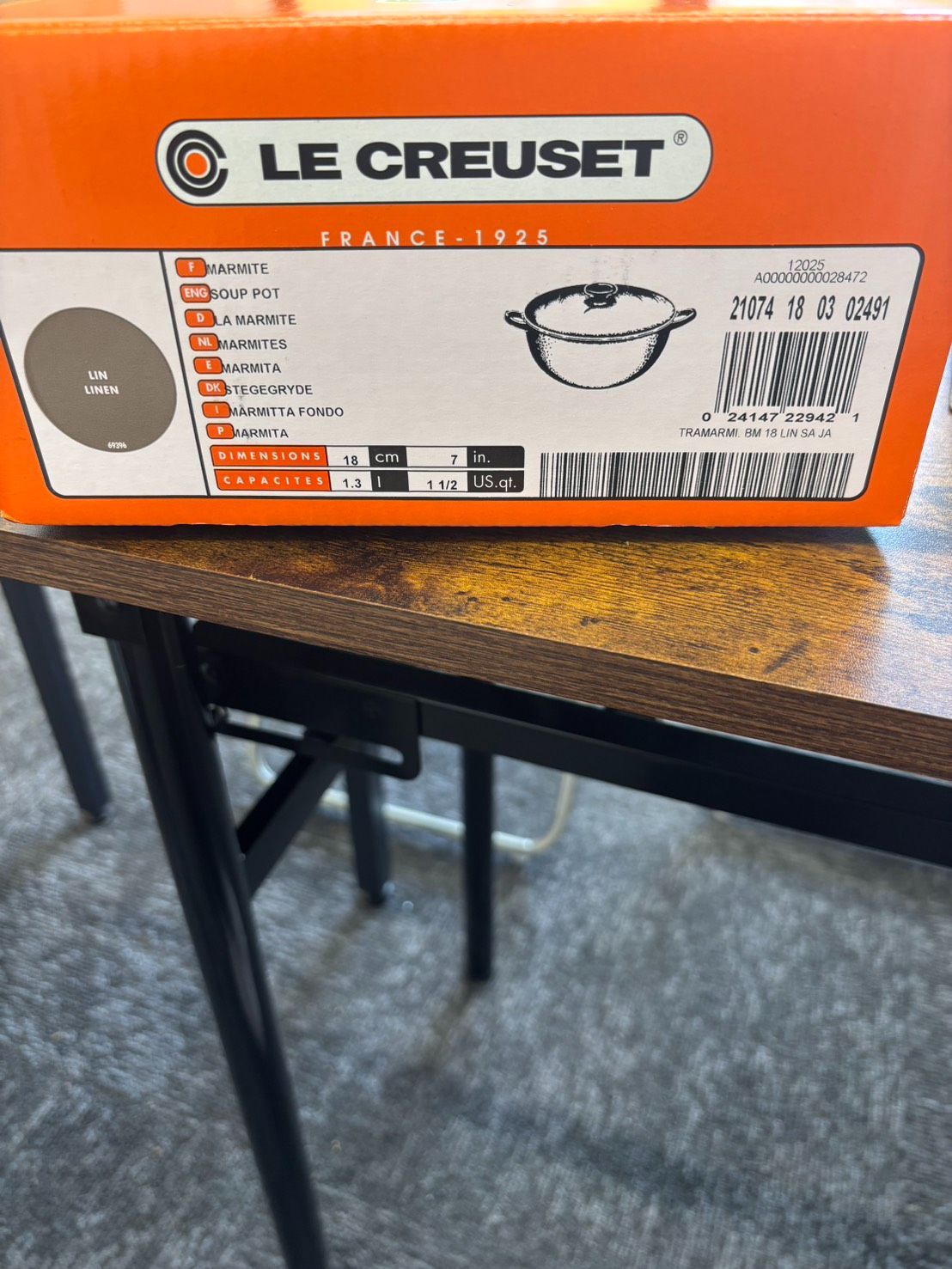 LE CREUSET スープポット 18cm LIN LINEN - メルカリ