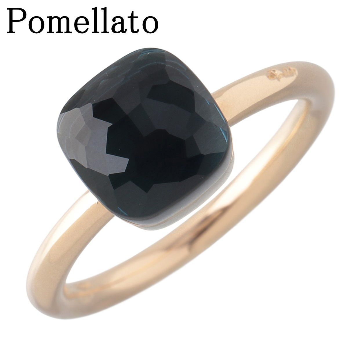 ポメラート ヌード プチ ロンドンブルートパーズ リング 現行モデル