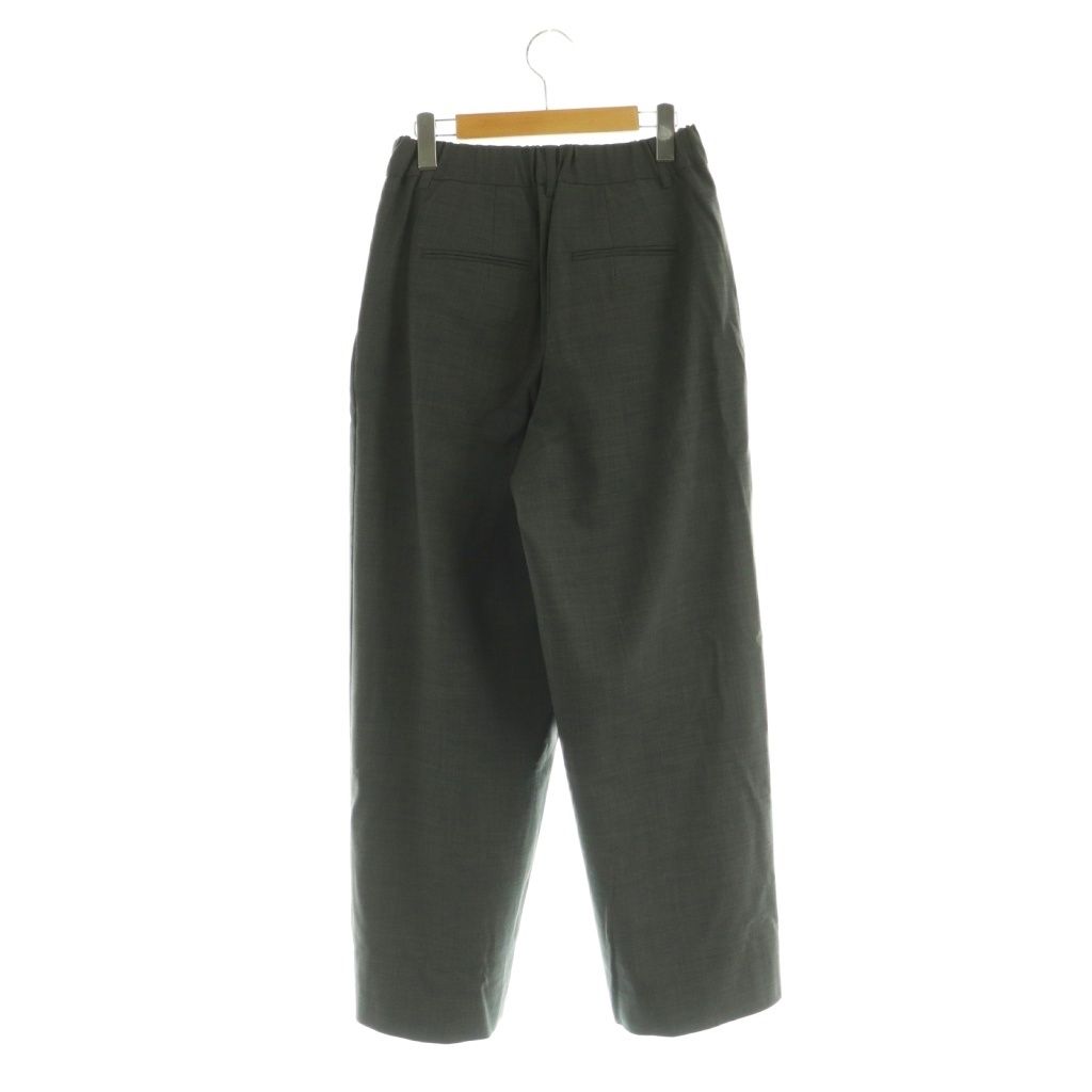 マチャット MACHATT ワイドパンツ ハイウエスト タック 38 グレー /MY