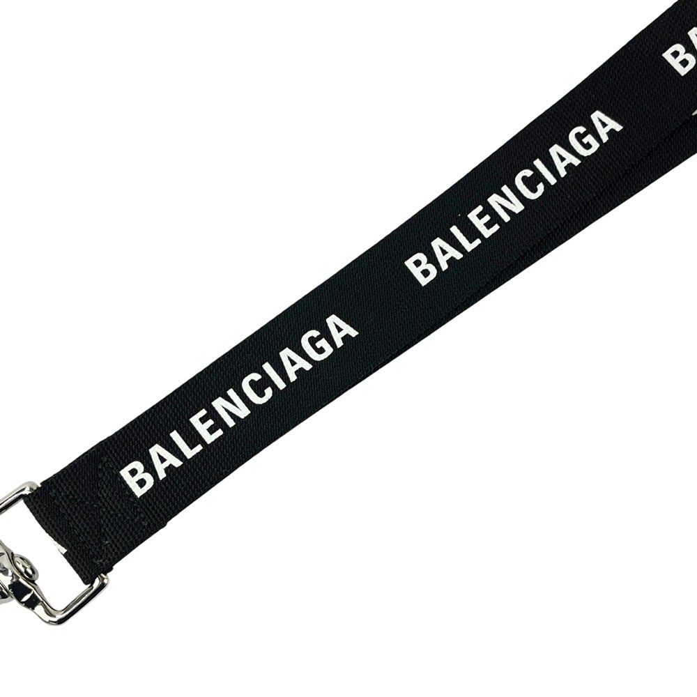 BALENCIAGA ロゴ入りナイロンストラップ スマートフォン・携帯電話