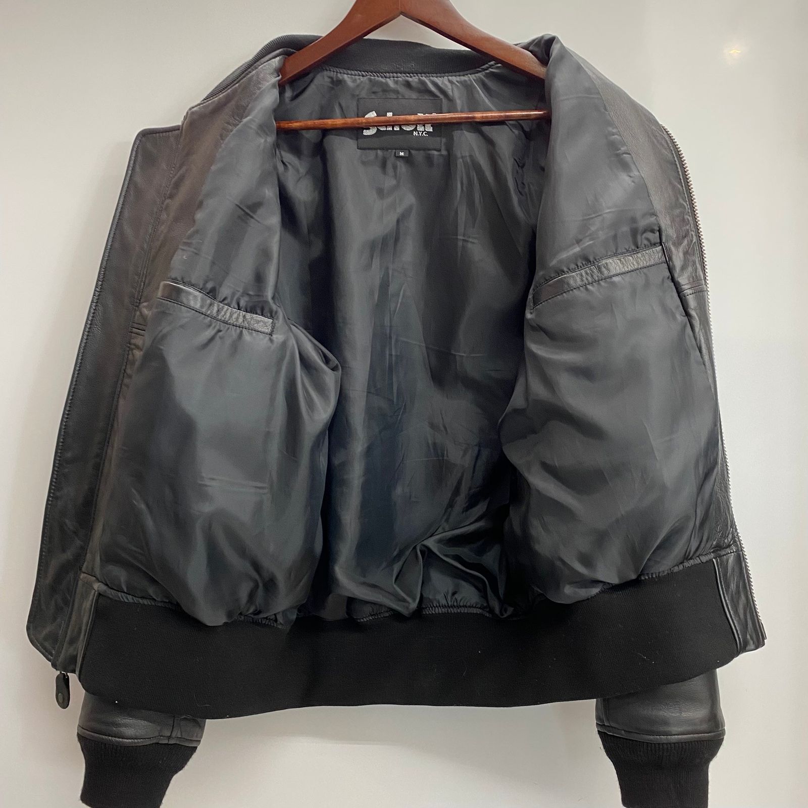 ショット SCHOTT × JOURNAL STANDARD 別注 ラムレザー MA-1 ジャケット