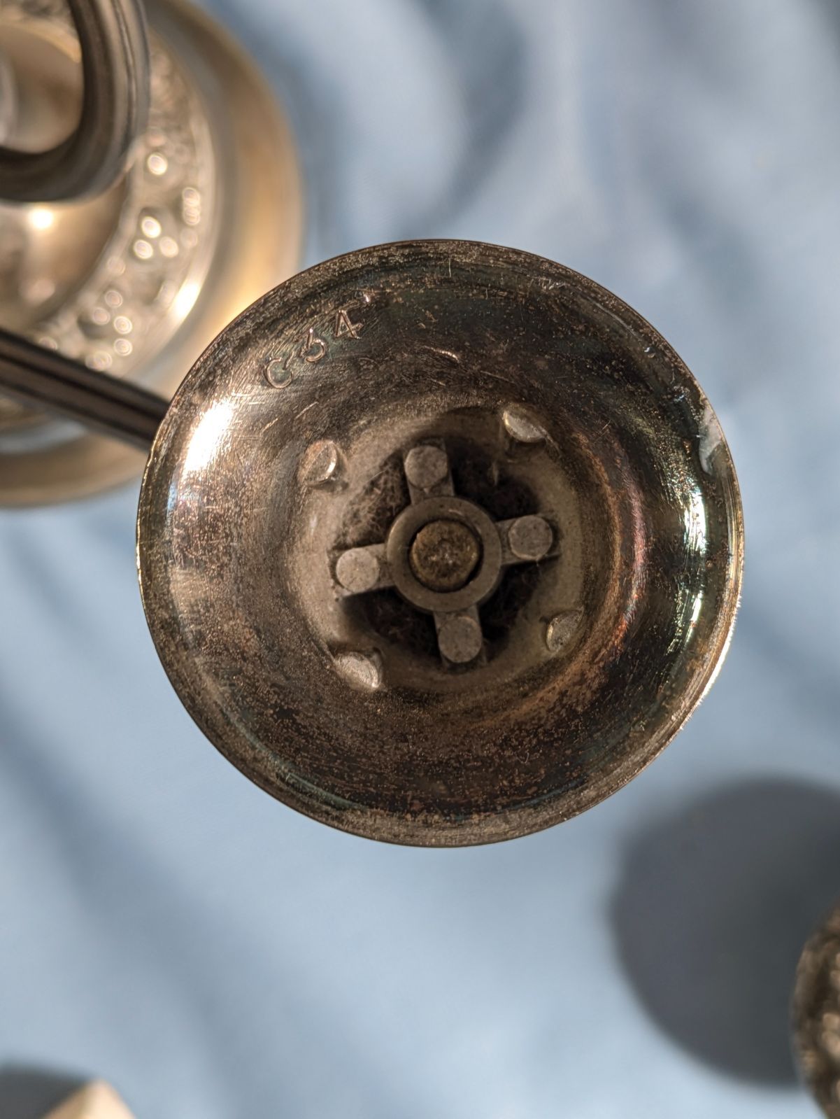 イギリス アンティーク シルバープレート キャンデラブラ キャンドル