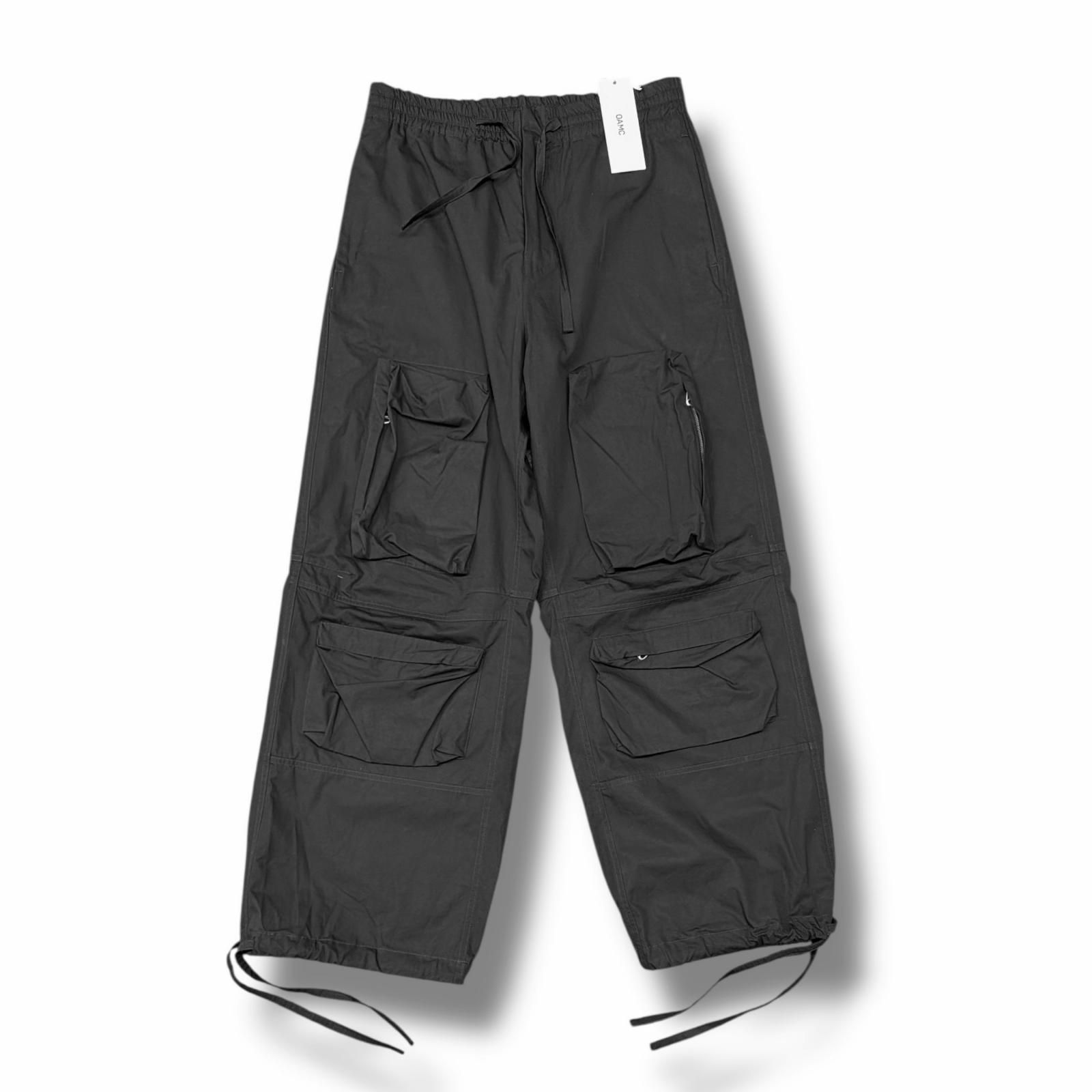 OAMC 25SS Black Cargo Trouser ブラックカーゴトラウザー イージーパンツ オーエーエムシー OA5SMT07AP ブラック M （9314M） OAMC 25SS Black Cargo Trouser ブラックカーゴトラウザー イージー