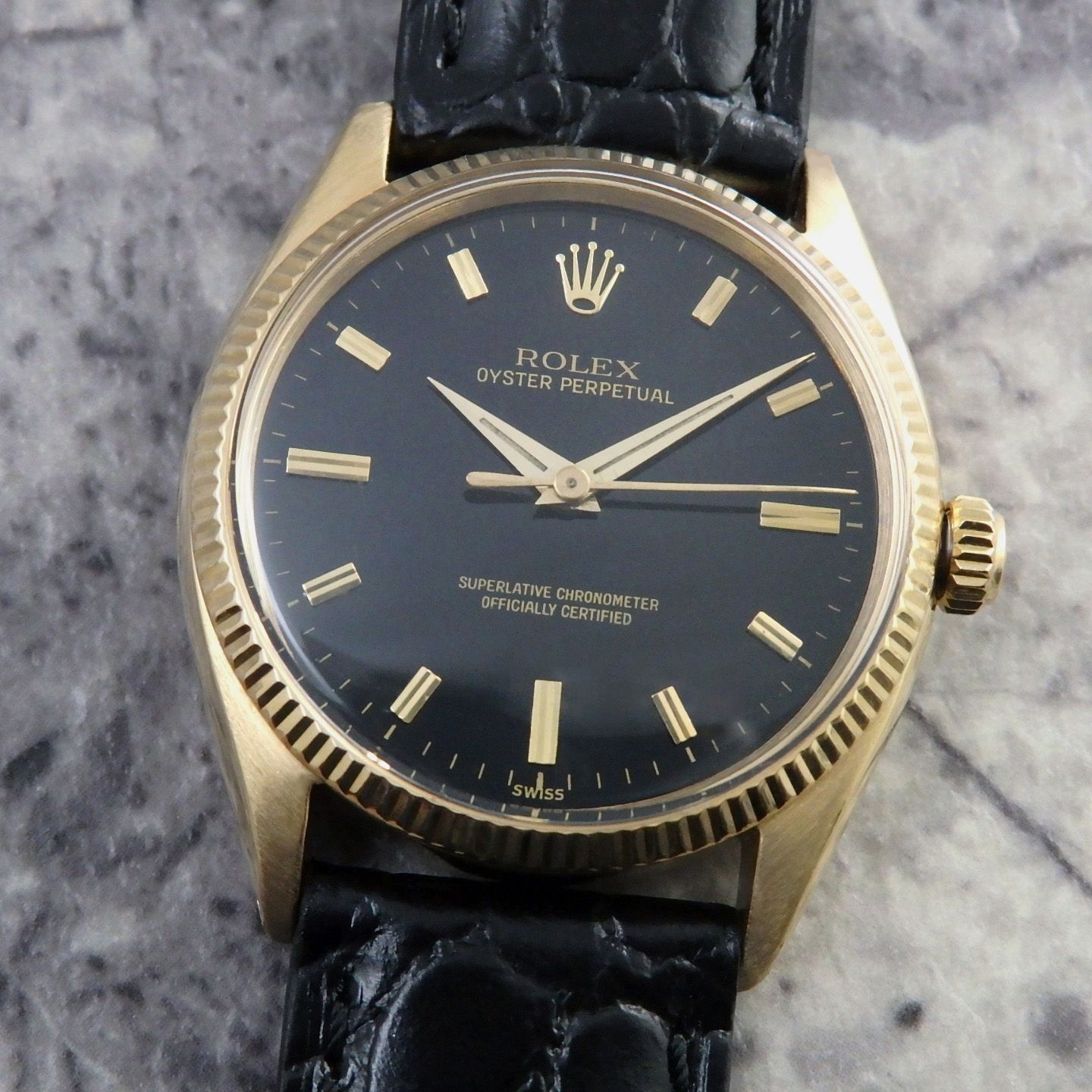 ロレックス アンティーク オイスターパーペチュアル Ref.6567 18KYG 金 