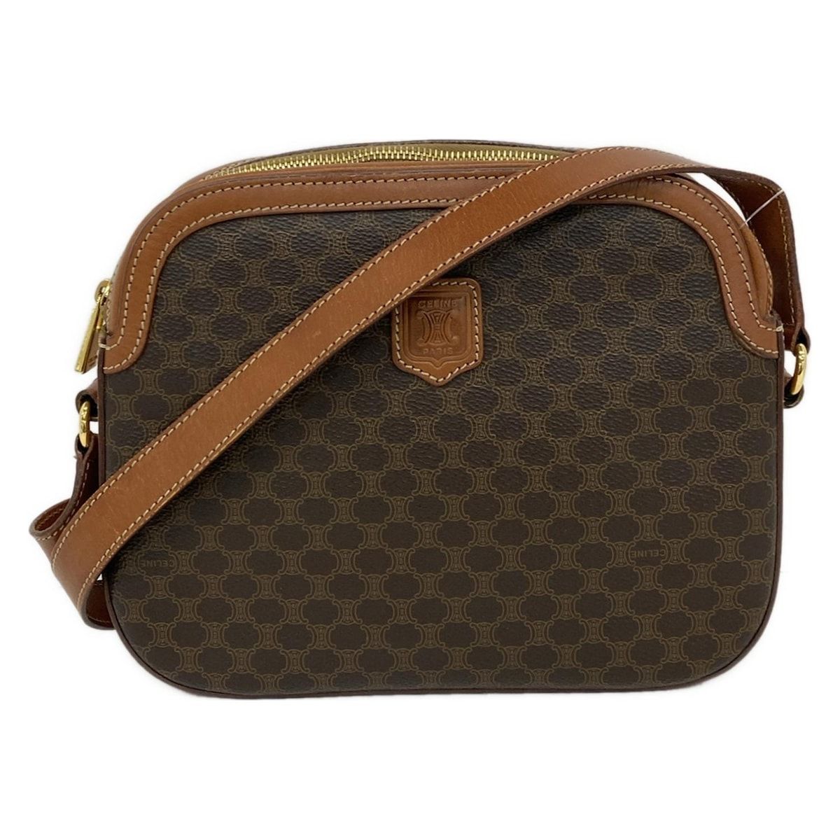 CELINE ショルダーバッグ ダークブラウン M08 ショルダーバッグ