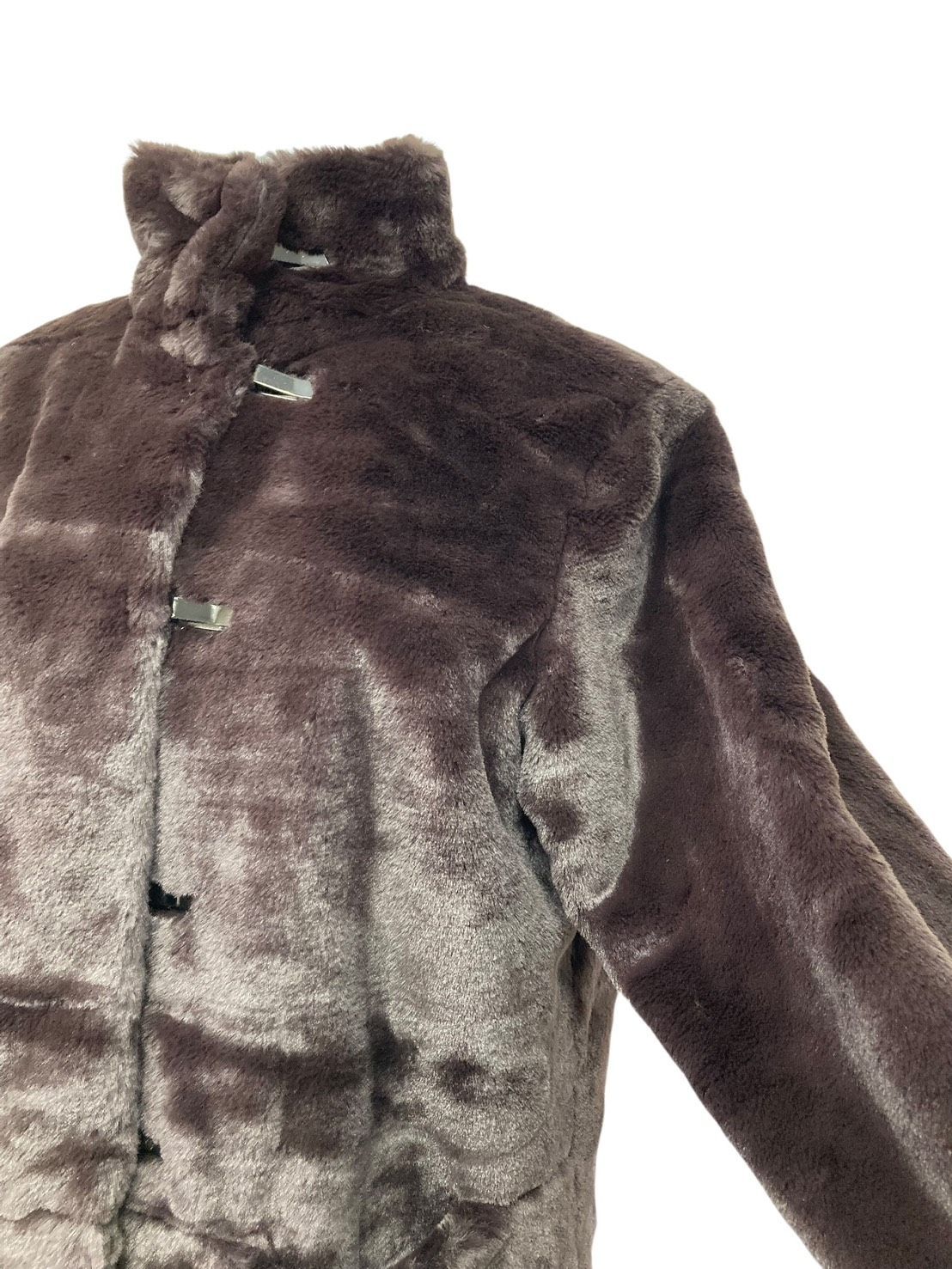 未使用】Agnès b. アニエスベー フェイクファー ジャケット コート