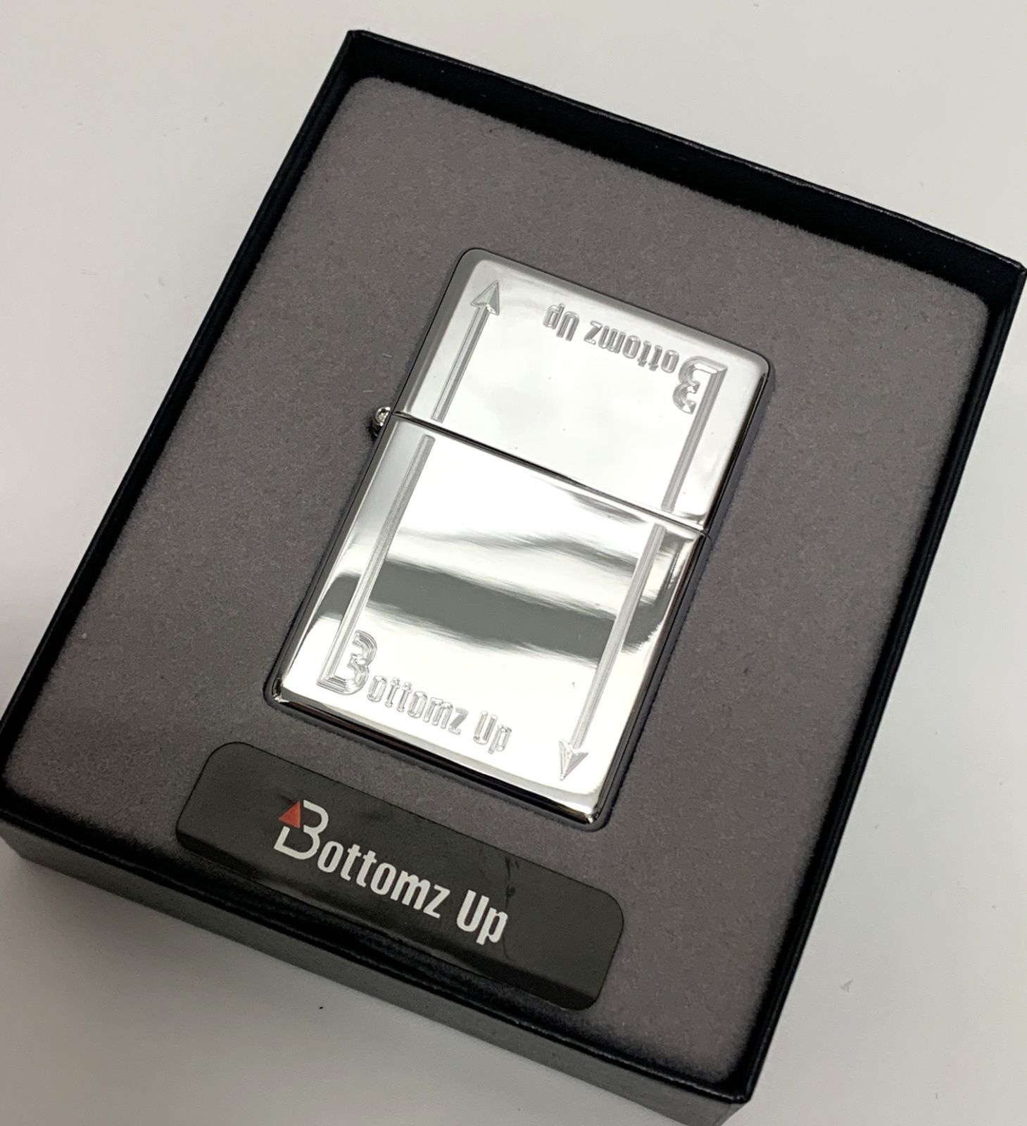 値下げ❗️未使用品 Bottomz Up zippoジッポ 箱付き 喫煙具 - メルカリ