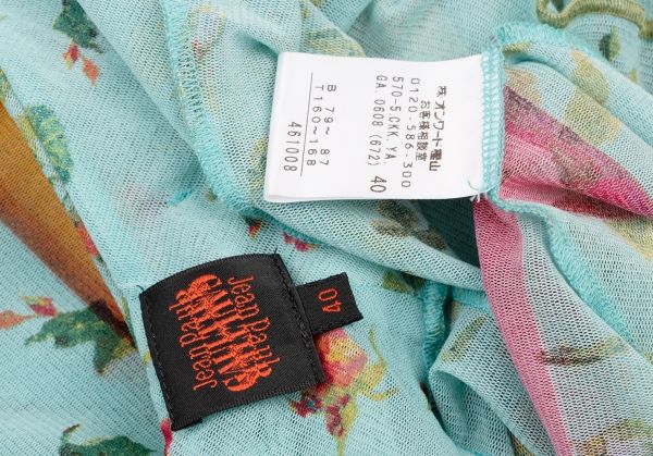 ジャンポールゴルチエJean Paul GAULTIER フラワープリント