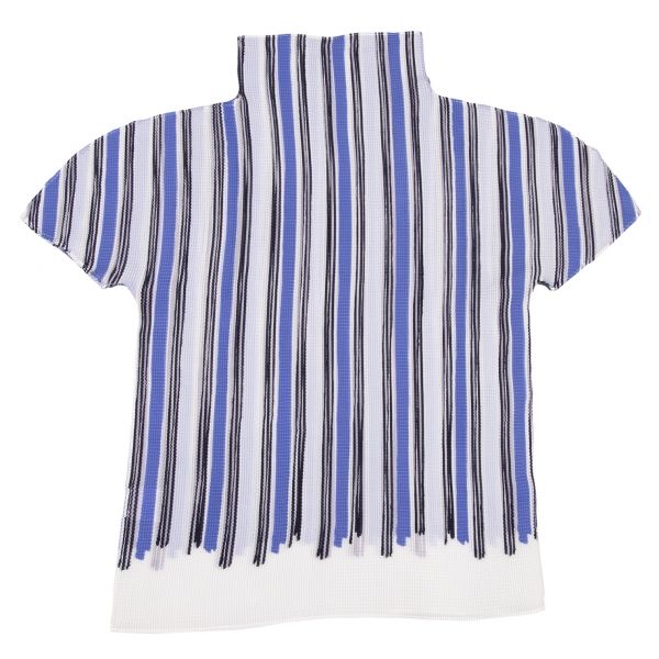 Tシャツ・カットソー イッセイミヤケ ミーISSEY MIYAKE me ストライプ 