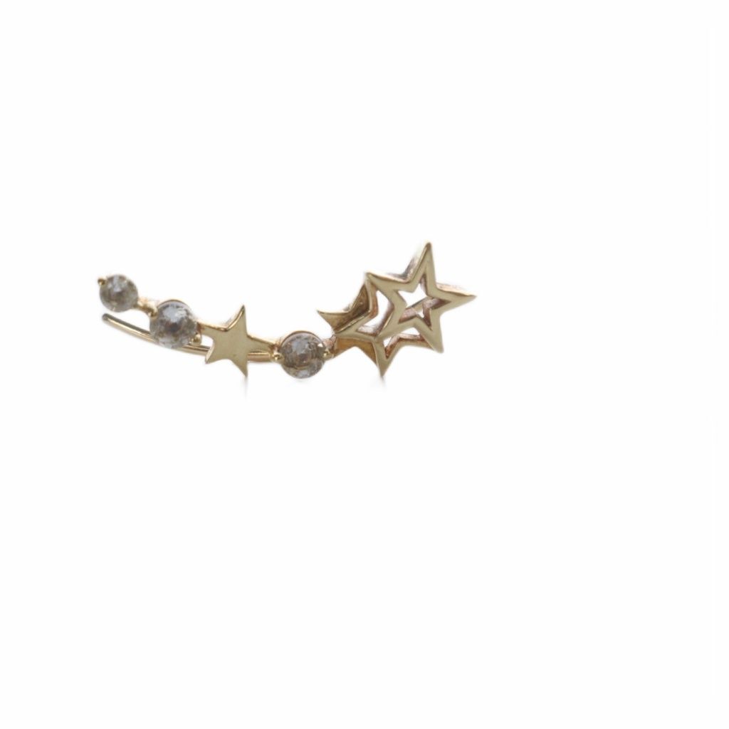 スタージュエリー STAR JEWELRY フックピアス ホワイトトパーズ スター