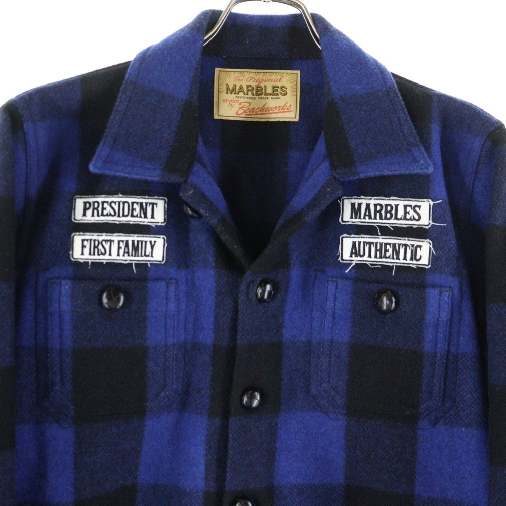 Marbles (マーブルズ) BUEFALO CHECK SHIRT JACKET バッファロー