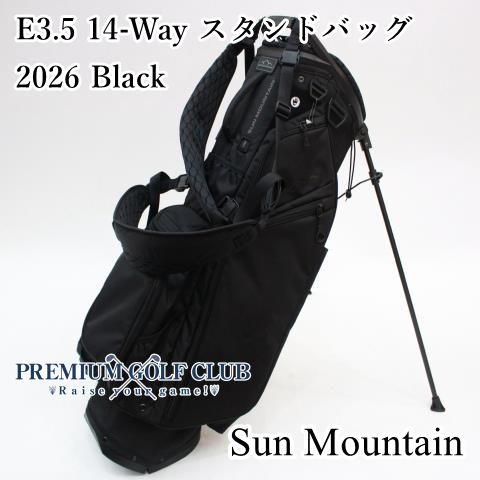 サンマウンテン SUN MOUNTAIN E3.5 14-Way スタンドバッグ 2026 ブラック 14分割口 USモデル 8414
