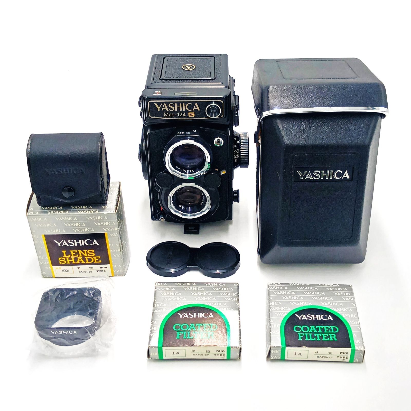 YASHICA Mat-124G 二眼レフカメラ ケース付 美品 動作未確認 YASHICA