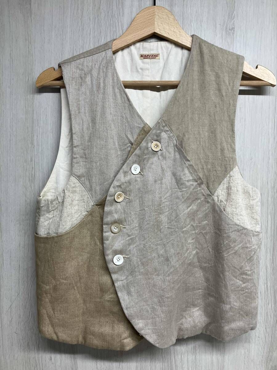 KAPITAL Linen Coverall | Gabardine K1501SJ123 Cloth Chino Kapital