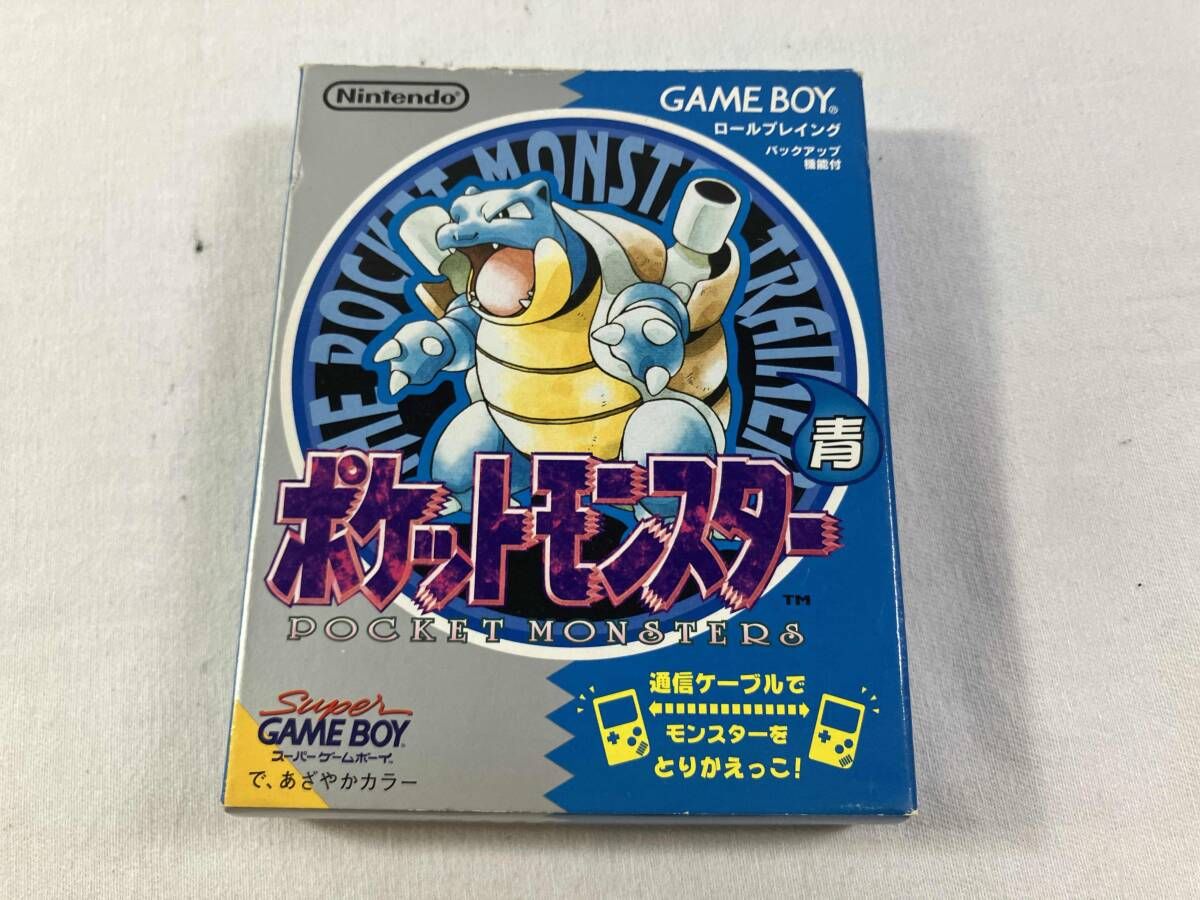 ポケモン ポケットモンスタｰ(青) ポケットモンスター 青 ブルー ソフト・説明書