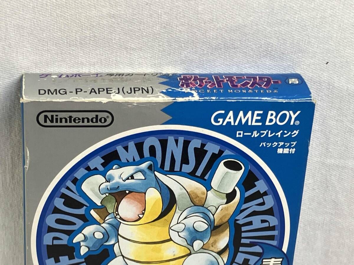 ポケモン ポケットモンスタｰ(青) ポケットモンスター 青 ブルー ソフト・説明書